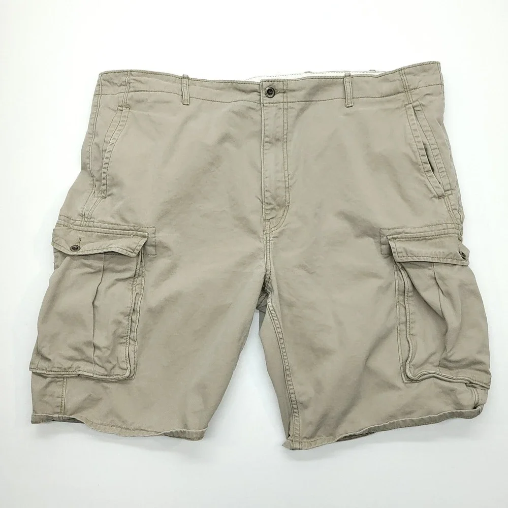 Levis Cargo Shorts Men 45.5 Waist Beige Cotton Hiking Camping Gorpcore‎ Outdoor